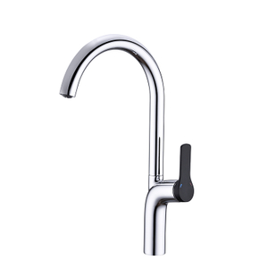 Kaiping Factory Brass Single Handle Kitchen Faucet Deck Mounted One Hole Wash Sink Mixer Tap 
