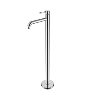 Free Standing Bath Tub Filler Floor Mount Cropper Freestanding Bathtub Faucet Mixer Tap
